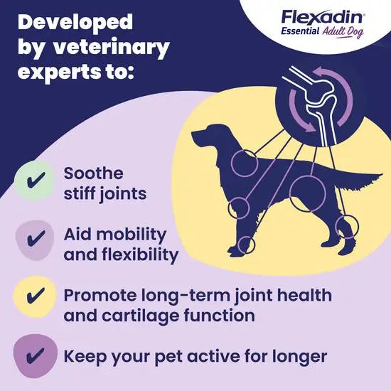 Flexadin Essential Joint Care Supplement for Adult Dogs