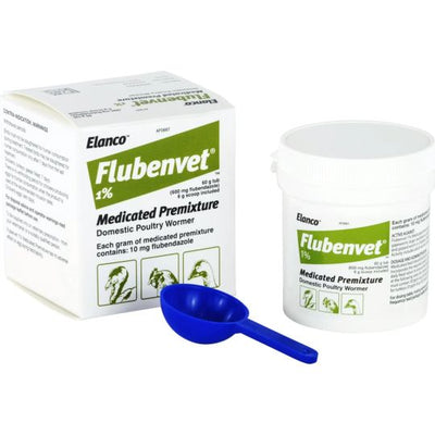 Flubenvet 1% Medicated Premixture - Domestic Poultry Wormer