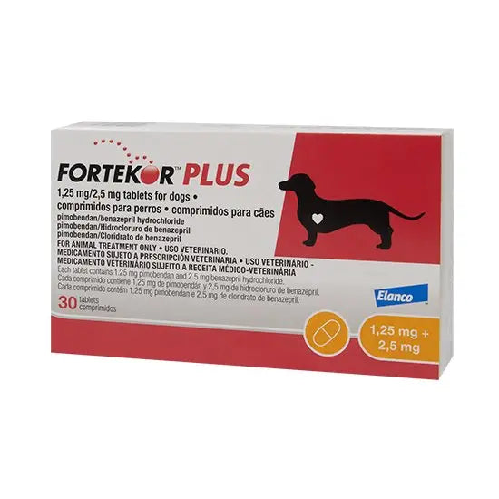 Fortekor® PLUS Tablets for Dogs 1.25mg/2.5mg