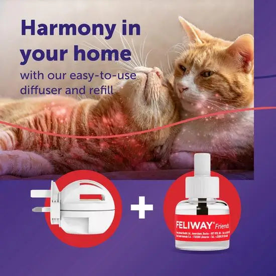 FELIWAY® Friends Cat Calming Plug-In Diffuser Starter Kit