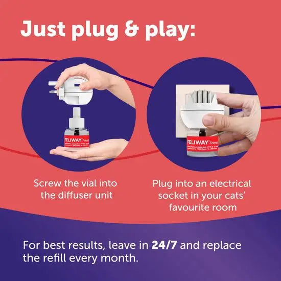 FELIWAY® Friends Cat Calming Plug-In Diffuser Starter Kit