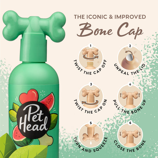 Pet Head Furtastic Knot Detangling Shampoo for Dogs with Watermelon and Shea Butter