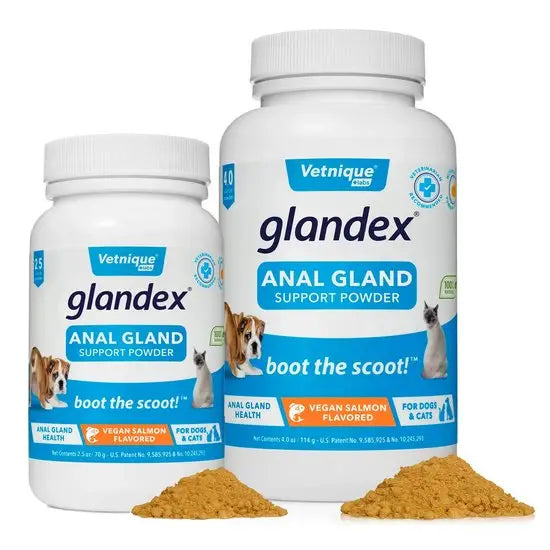 Glandex® Anal Gland Support Vegan Salmon Flavoured Powder for Dogs and Cats