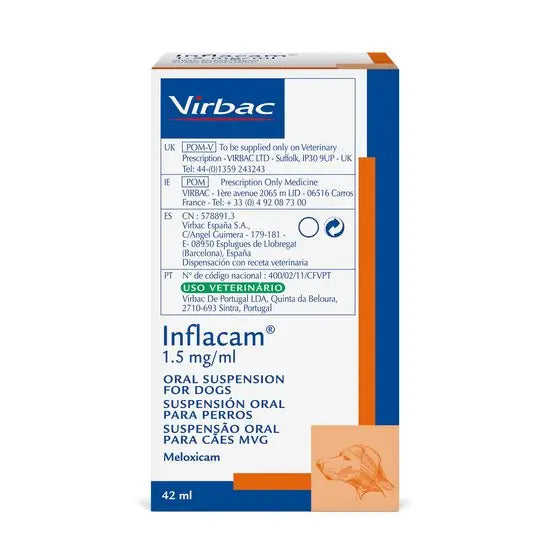 Inflacam® Oral Suspension for Dogs 1.5mg/ml