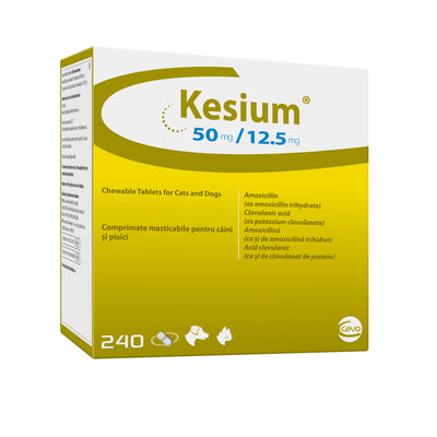 Kesium® Chewable Tablets for Dogs and Cats 50mg/12.5mg