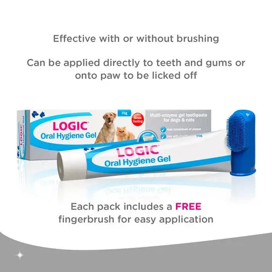 LOGIC® Oral Hygiene Gel Multi-Enzyme Toothpaste for Dogs and Cats