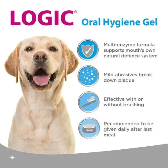 LOGIC® Oral Hygiene Gel Multi-Enzyme Toothpaste for Dogs and Cats