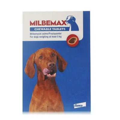 Milbemax™ Chewable Tablets for Adult Dogs 125mg (5kg-25kg)