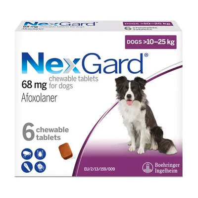 NexGard® Chewable Tablets for Large Dogs 68mg (10kg-25kg)
