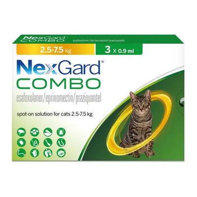 NexGard® COMBO Spot-On Solution for Large Cats (2.5kg-7.5kg)