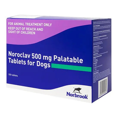 Noroclav® Palatable Tablets for Dogs 500mg