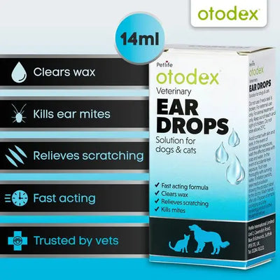 Otodex® Ear Drops for Cats & Dogs