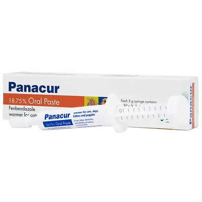 Panacur® Oral Paste Wormer for Cats, Dogs, Kittens and Puppies 187.5mg/g