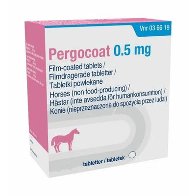 Pergocoat Film-Coated Tablets for Horses 0.5mg