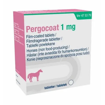 Pergocoat Film-Coated Tablets for Horses 1mg