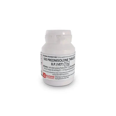 Prednisolone Tablets for Dogs and Cats 1mg