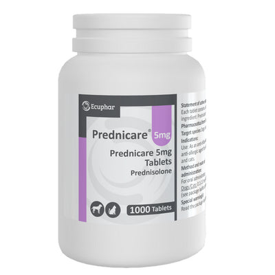 Prednicare® Tablets for Dogs and Cats 5mg