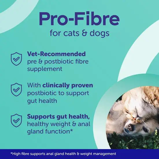 Protexin Pro-Fibre Digestive Support Pellets for Dogs & Cats