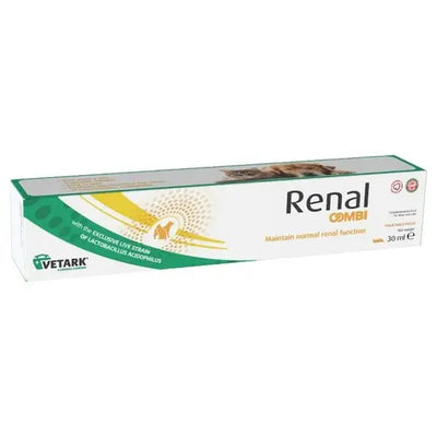 Renal COMBI Palatable Renal Function Maintenance Paste for Dogs & Cats 30ml Syringe
