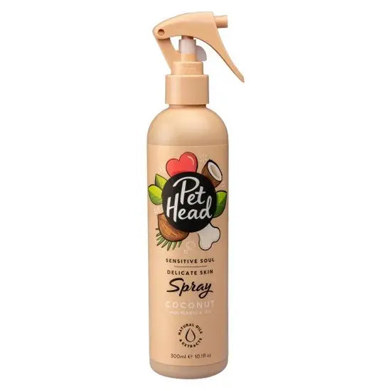 Pet Head Sensitive Soul Delicate Skin Spray for Dogs with Coconut and Marula Oil