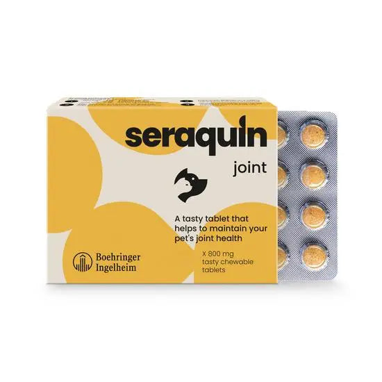 Seraquin® Joint Chewable Tablets for Cats and Dogs (Under 10kg) 800mg