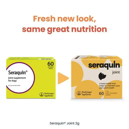 Seraquin® Joint Chewable Tablets for Dogs (Over 10kg) 2g
