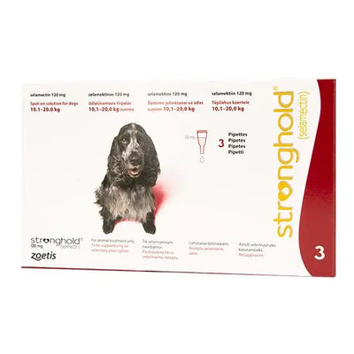 Stronghold® Spot-On Solution for Medium Dogs 120mg (10.1kg-20kg)