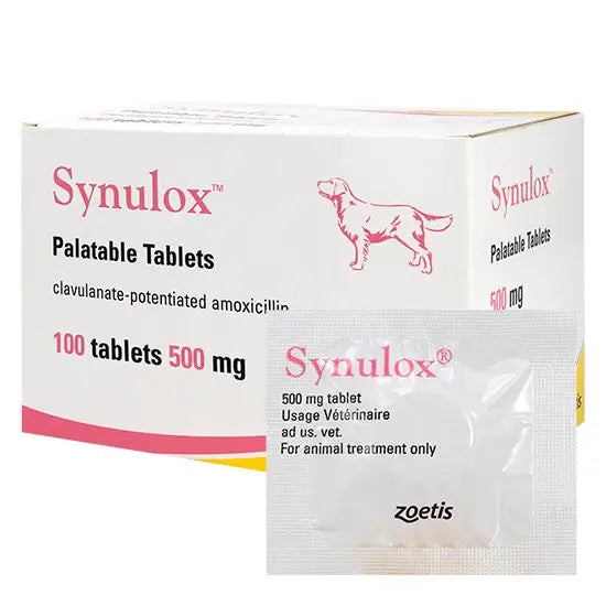 Synulox® Palatable Tablets for Dogs 500mg