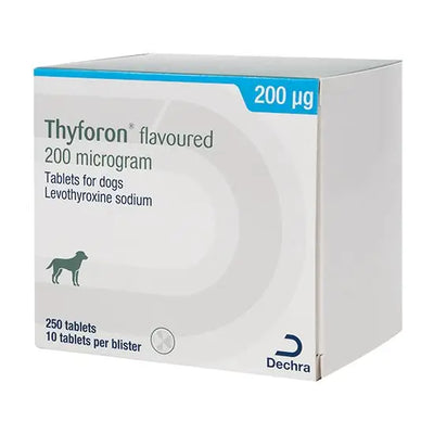 Thyforon® Flavoured Tablets for Dogs 200 micrograms