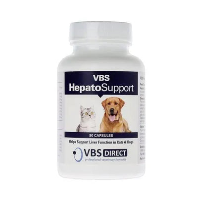 VBS Hepato Support Liver Function Supplement Capsules for Cats & Dogs