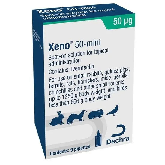 Xeno® 50-Mini Spot-On Parasite Control