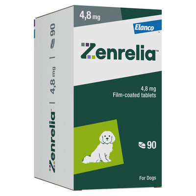 Zenrelia™ Film-Coated Tablets for Dogs 4.8mg