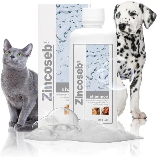 Zincoseb® Oil Balancing Soothing Shampoo for Dogs & Cats