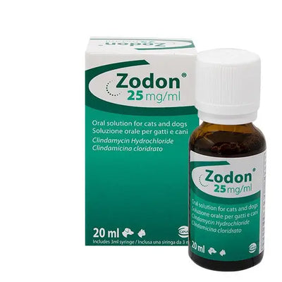 Zodon® Oral Solution for Dogs and Cats 25mg/ml